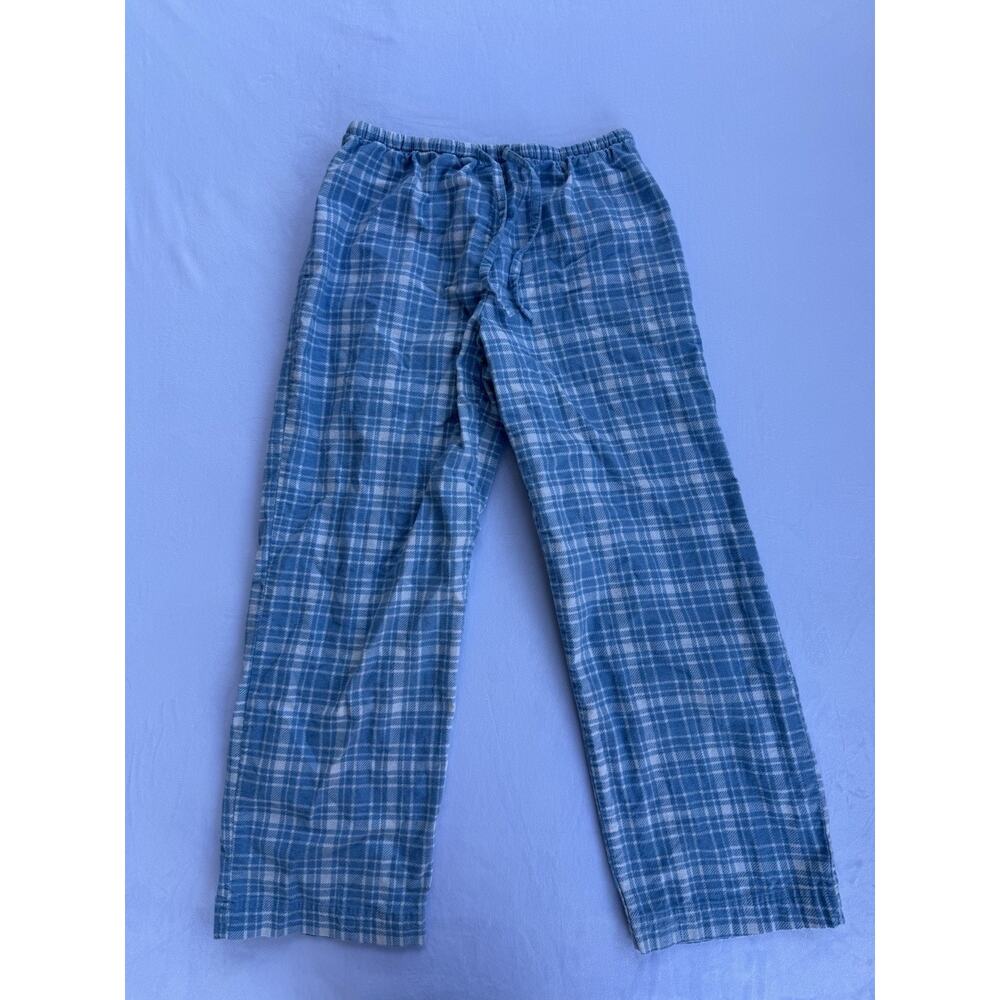 L.L.Bean Women’s Blue Plaid Pajama Pants Bottoms Size XS Sleepwear￼